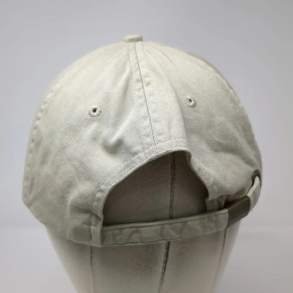Anvil Baseball Cap Beige Blue One Size Lincoln Tunnel Challenge Hat Slideback